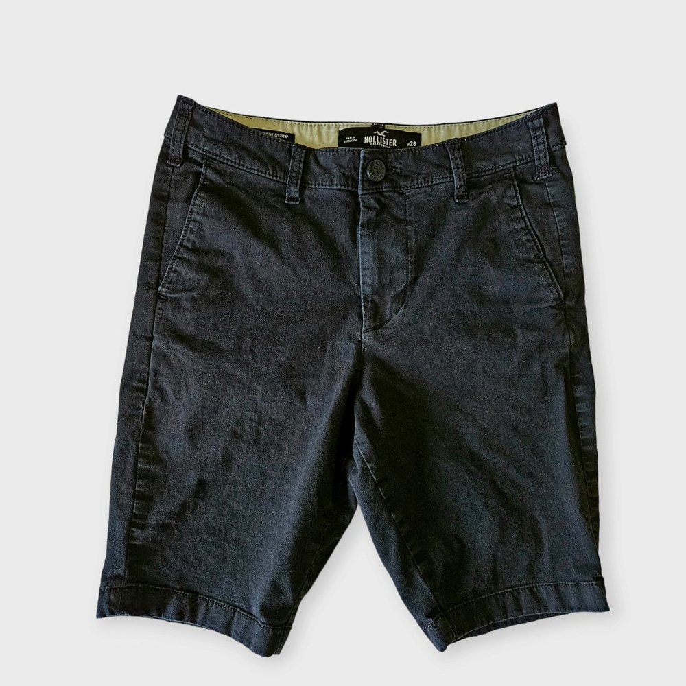 Hollister Flat-Front Twill Shorts 9"